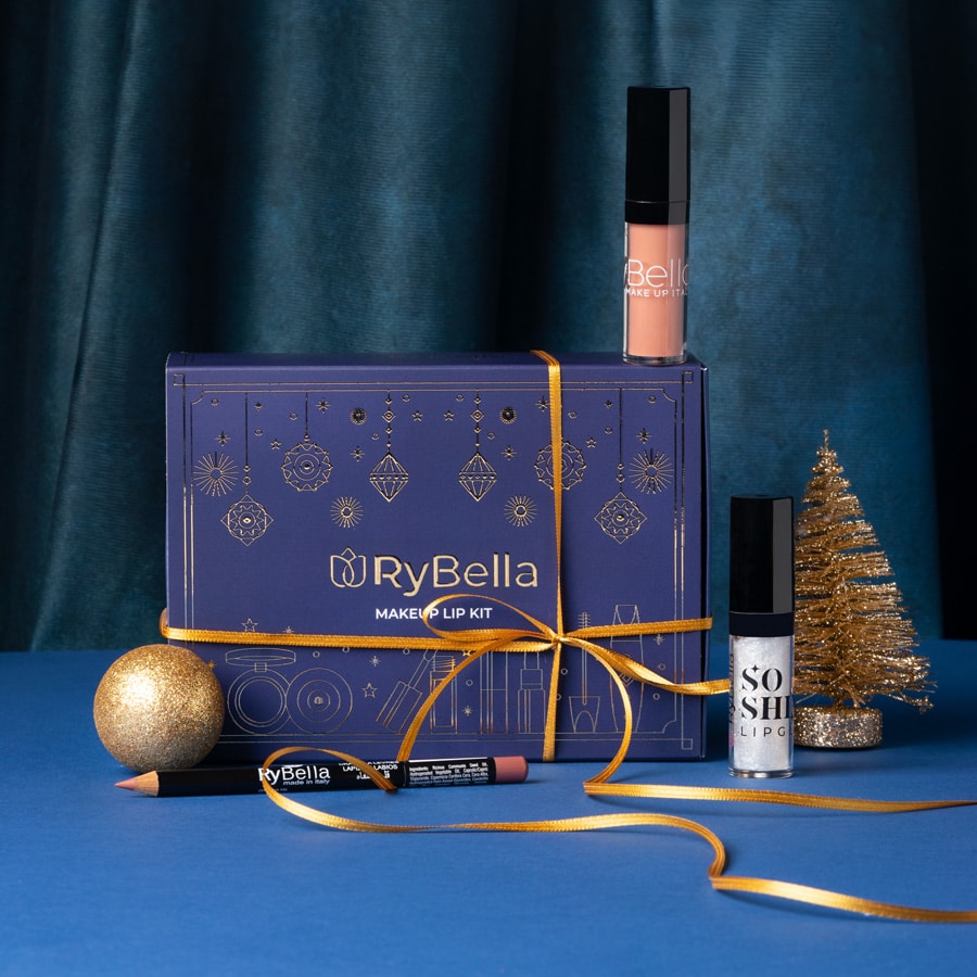 RyBella Holiday MakeuUp Lip Kit: kit Make-Up Natalizio 2023