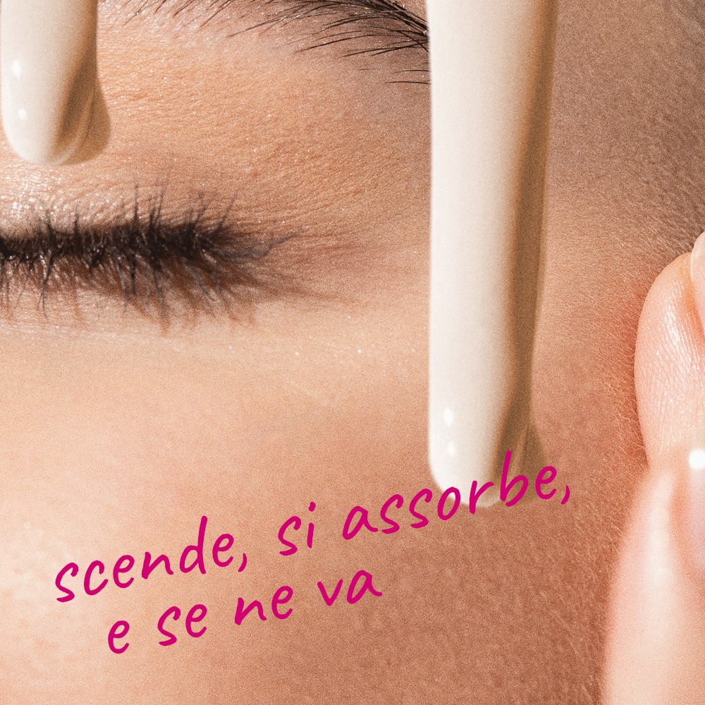 Shade-y Love di Rybella, il latte ultra fluido si stende facilmente, si assorbe subito e lascia la pelle respirare.