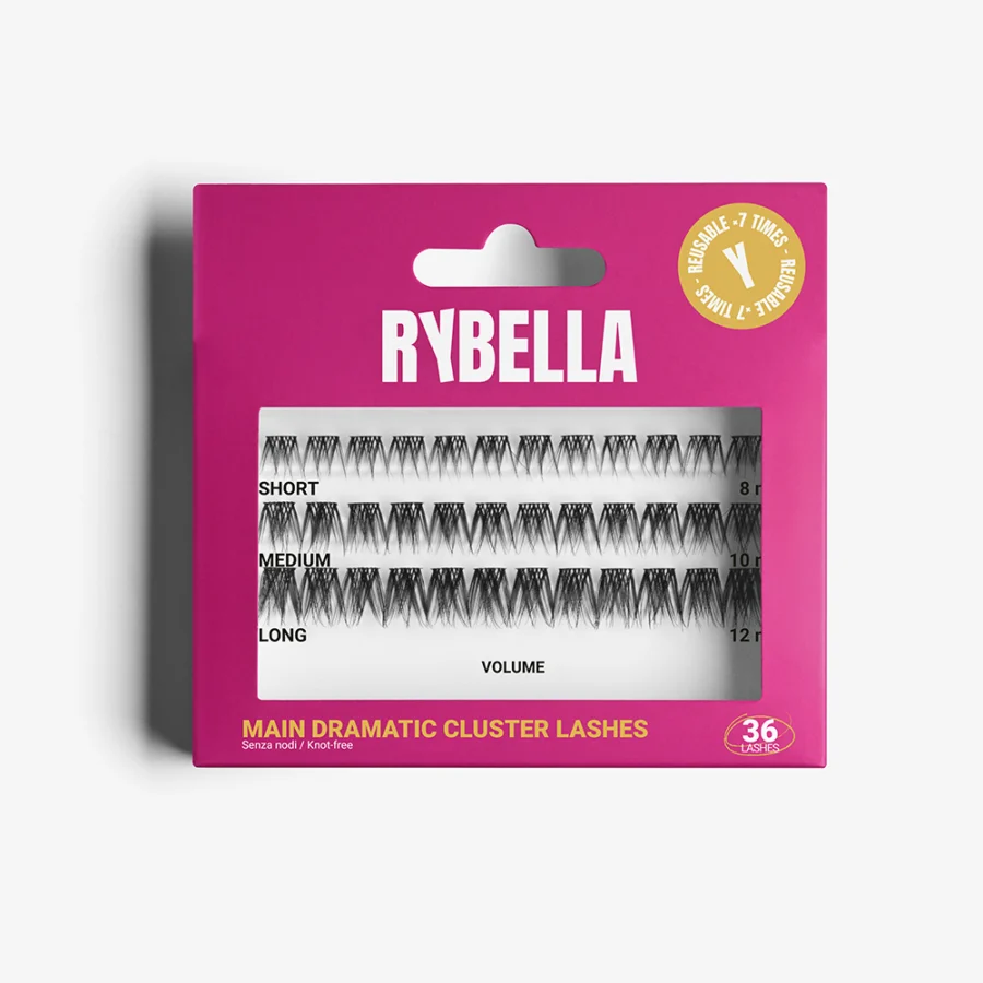 Main dramatic cluster lashes – Effetto volume